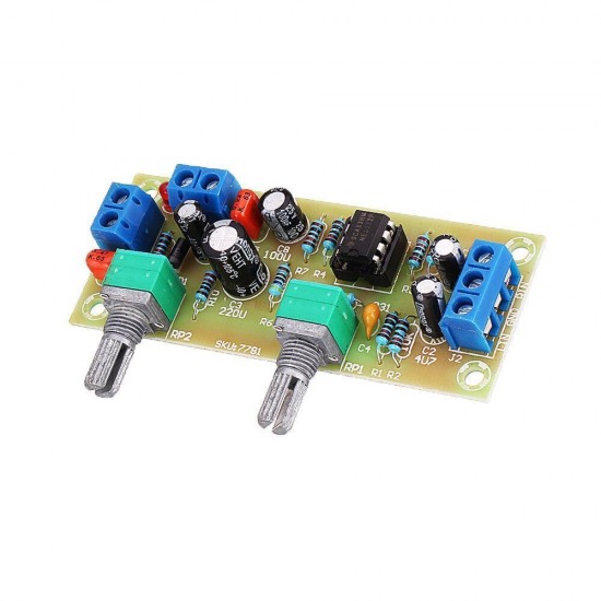 Single Power Supply DC10-24V 22Hz-300Hz Subwoofer Preamp Board Low Pass Filter Module Single Power Supply DC10-24V 22Hz-300Hz Subwoofer Preamp Board Low Pass Filter Module