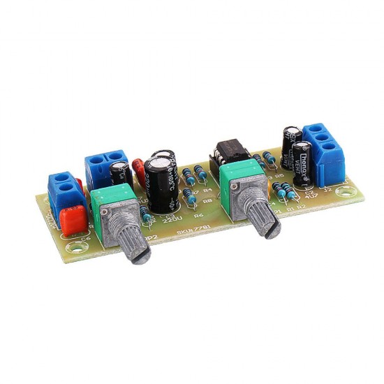 Single Power Supply DC10-24V 22Hz-300Hz Subwoofer Preamp Board Low Pass Filter Module