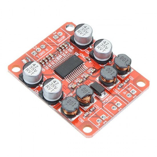 TPA3110 DC 8-26V 12V 24V 2x15W Dual Channel Stereo Digital Power Amplifier Board Module For 4/6/8/10 Ohm Speaker