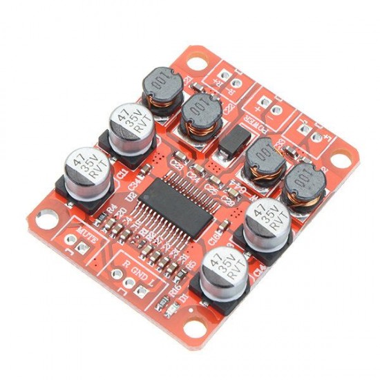 TPA3110 DC 8-26V 12V 24V 2x15W Dual Channel Stereo Digital Power Amplifier Board Module For 4/6/8/10 Ohm Speaker