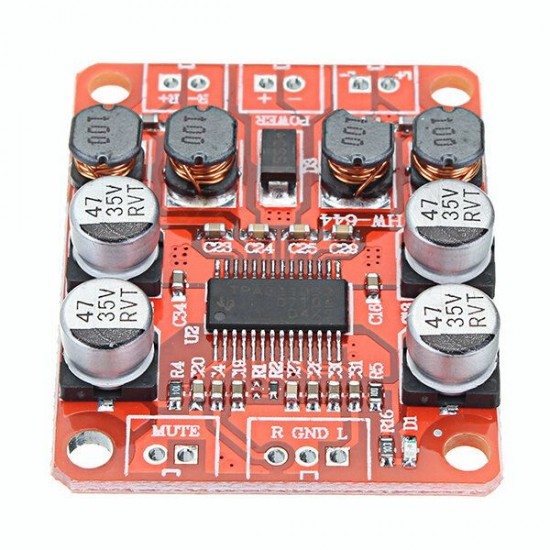 TPA3110 DC 8-26V 12V 24V 2x15W Dual Channel Stereo Digital Power Amplifier Board Module For 4/6/8/10 Ohm Speaker