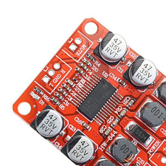 TPA3110 DC 8-26V 12V 24V 2x15W Dual Channel Stereo Digital Power Amplifier Board Module For 4/6/8/10 Ohm Speaker TPA3110 DC 8-26V 12V 24V 2x15W Dual Channel Stereo Digital Power Amplifier Board Module For 4/6/8/10 Ohm Speaker