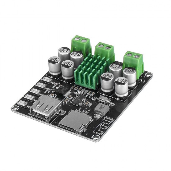 VHM-302 TPA3116D2 Digital Bluetooth Amplifier Board DC12V-24V Integrated U Disk TF Player Amp Boards VHM-302 TPA3116D2 Digital Bluetooth Amplifier Board DC12V-24V Integrated U Disk TF Player Amp Boards
