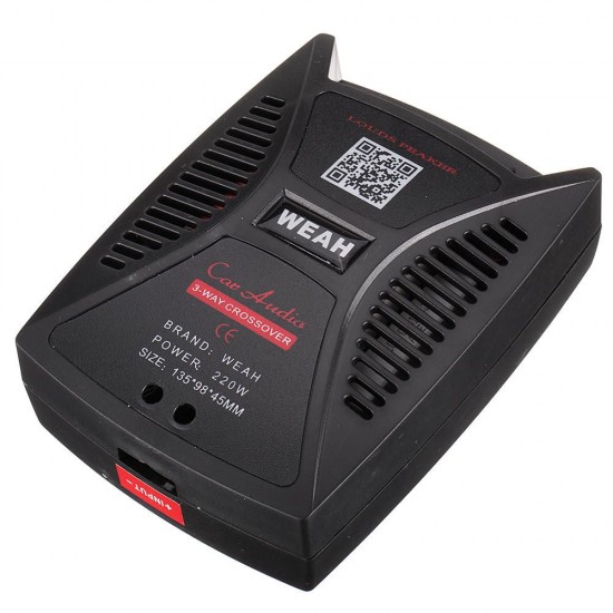 WEAH-5301 Car Audio Frequency Divider High Middle Low Three-way Crossover Sound Quality Crossover WEAH-5301 Car Audio Frequency Divider High Middle Low Three-way Crossover Sound Quality Crossover