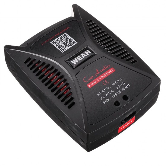 WEAH-5301 Car Audio Frequency Divider High Middle Low Three-way Crossover Sound Quality Crossover WEAH-5301 Car Audio Frequency Divider High Middle Low Three-way Crossover Sound Quality Crossover