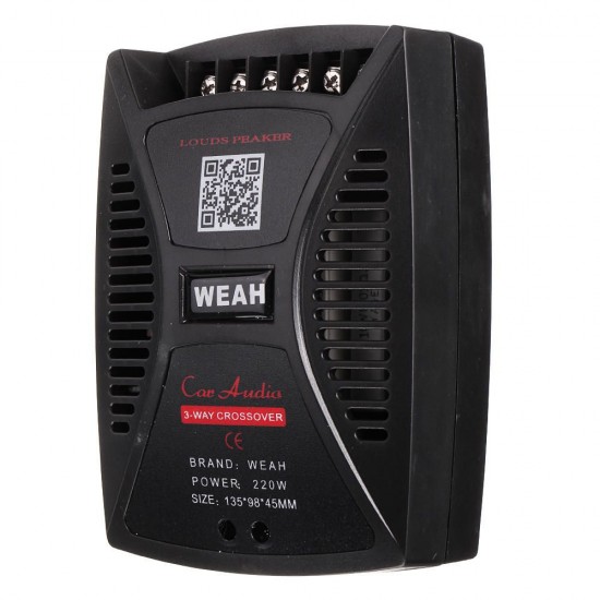 WEAH-5301 Car Audio Frequency Divider High Middle Low Three-way Crossover Sound Quality Crossover WEAH-5301 Car Audio Frequency Divider High Middle Low Three-way Crossover Sound Quality Crossover