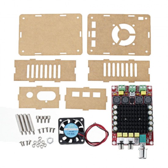 XH-A101 High Power Digital Power Amplifier Board TDA7498 with Shell and Fan 2*100W Power Supply DC9-34V XH-A101 High Power Digital Power Amplifier Board TDA7498 with Shell and Fan 2*100W Power Supply DC9-34V