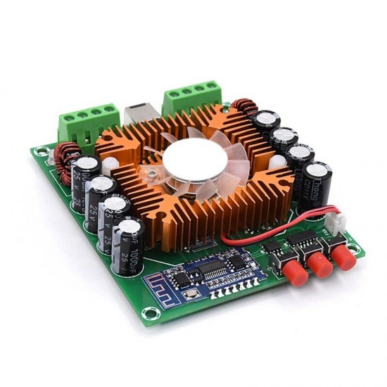 XH-A373 4*50W high-power Car Power Amplifier Board TDA7850 bluetooth 5.0 Analog Circuit BTL Power Amplifier Board