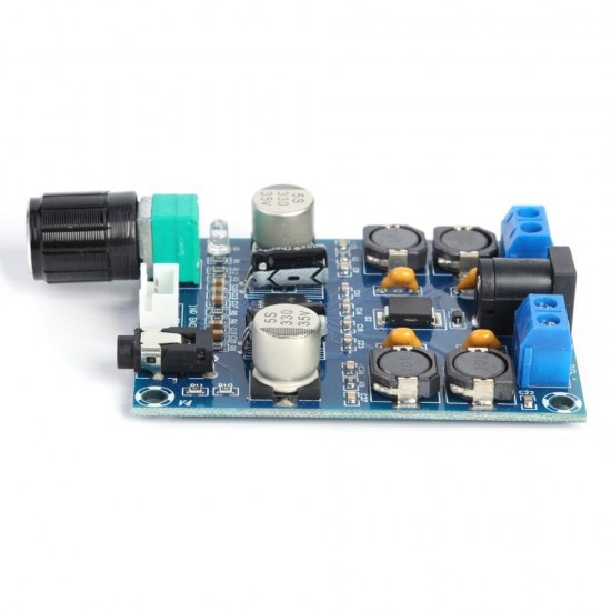 XH-M312 TPA3118D2 Digital Amplifier Board DC 24V HD Edition Dual Channel 2x45W Audio Power Amp Module