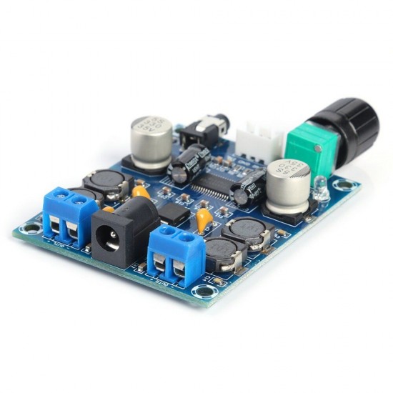 XH-M312 TPA3118D2 Digital Amplifier Board DC 24V HD Edition Dual Channel 2x45W Audio Power Amp Module