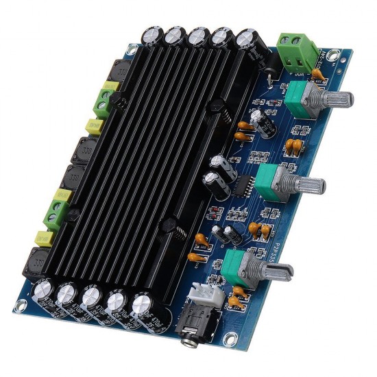 XH-M549 150W*2 Digital Power Amplifier Board TPA3116D2 Digital Audio Amplifier Board 2.0 Channels with Tone