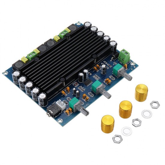 XH-M549 150W*2 Digital Power Amplifier Board TPA3116D2 Digital Audio Amplifier Board 2.0 Channels with Tone