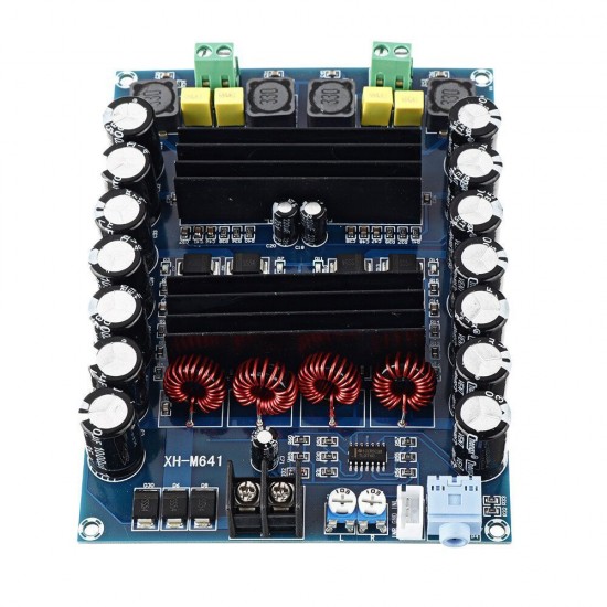 XH-M641 TPA3116D2 Dual-channel Battery High-power Audio Digital Amplifier Board Car Amplifier DC12V 150W XH-M641 TPA3116D2 Dual-channel Battery High-power Audio Digital Amplifier Board Car Amplifier DC12V 150W