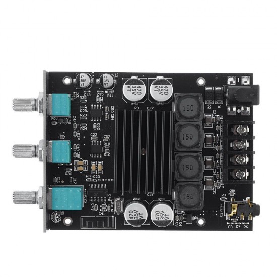 ZK-1002T 100W*2 High and Bass Adjustment bluetooth 5.0 Audio Power Amplifier Board Module Subwoofer Dual Channel Stereo ZK-1002T 100W*2 High and Bass Adjustment bluetooth 5.0 Audio Power Amplifier Board Module Subwoofer Dual Channel Stereo