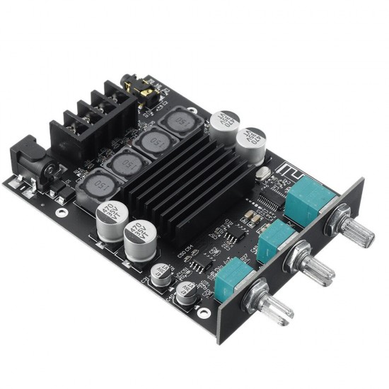 ZK-1002T 100W*2 High and Bass Adjustment bluetooth 5.0 Audio Power Amplifier Board Module Subwoofer Dual Channel Stereo