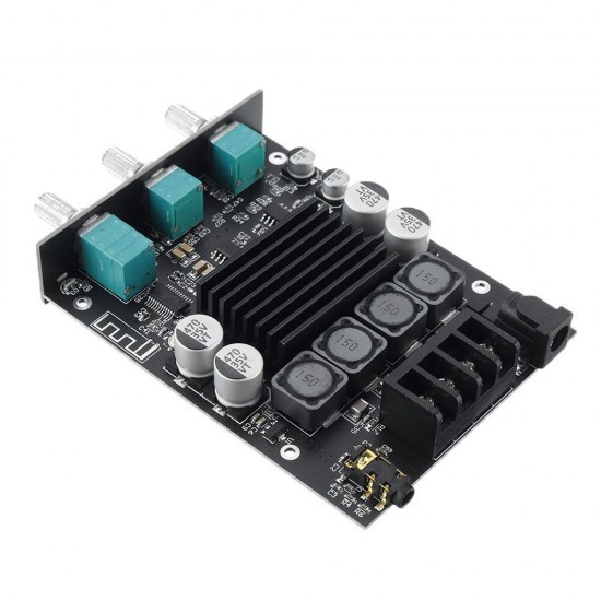 ZK-1002T 100W*2 High and Bass Adjustment bluetooth 5.0 Audio Power Amplifier Board Module Subwoofer Dual Channel Stereo