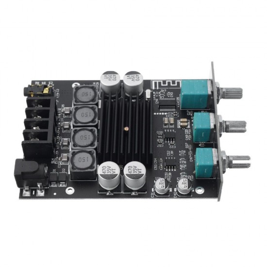 ZK-1002T 100W*2 High and Bass Adjustment bluetooth 5.0 Audio Power Amplifier Board Module Subwoofer Dual Channel Stereo