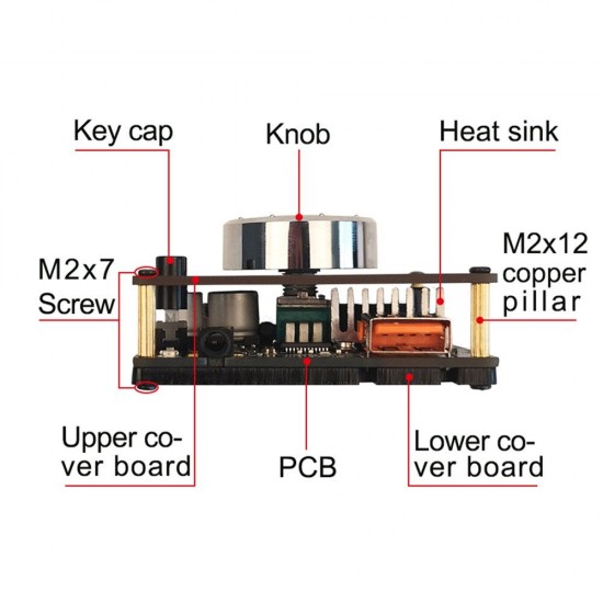 ZK-502H 50Wx2 TPA3116D2 HIFI 2.0 Stereo Bluetooth 5.0 Digital Power Amplifier Module ZK-502H 50Wx2 TPA3116D2 HIFI 2.0 Stereo Bluetooth 5.0 Digital Power Amplifier Module