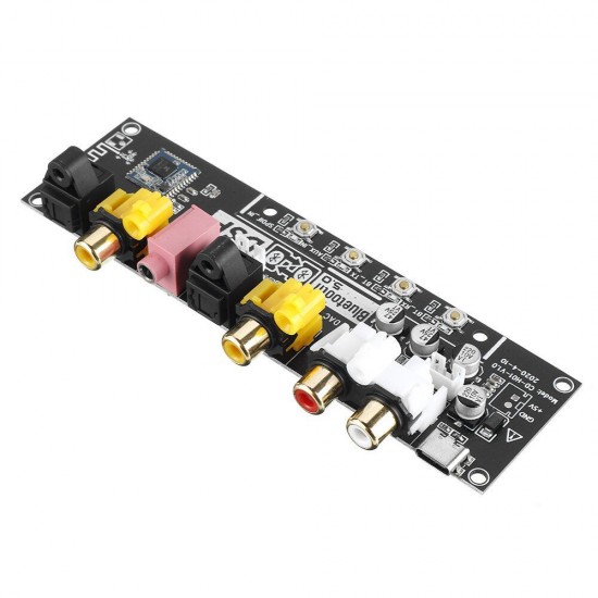 bluetooth 5.0 Audio DAC ADC 24 Bit Transmit Receive Converter DSP Digital Processing Optical Fiber Output Coaxial Analog Stereo bluetooth 5.0 Audio DAC ADC 24 Bit Transmit Receive Converter DSP Digital Processing Optical Fiber Output Coaxial Analog Stereo