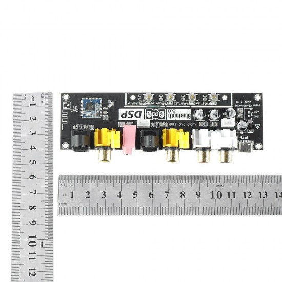 bluetooth 5.0 Audio DAC ADC 24 Bit Transmit Receive Converter DSP Digital Processing Optical Fiber Output Coaxial Analog Stereo bluetooth 5.0 Audio DAC ADC 24 Bit Transmit Receive Converter DSP Digital Processing Optical Fiber Output Coaxial Analog Stereo