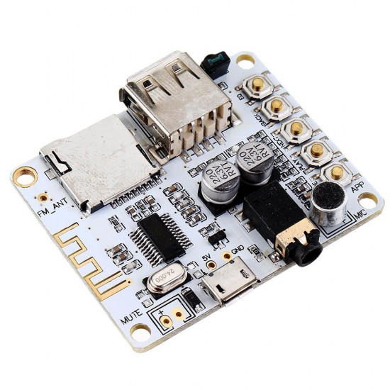 bluetooth Audio Receiver Decoder Board with USB TF card Slot Decoding Playback Preamp Output 5V Wireless Music Module bluetooth Audio Receiver Decoder Board with USB TF card Slot Decoding Playback Preamp Output 5V Wireless Music Module