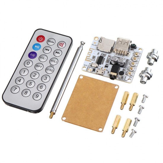 bluetooth Audio Receiver Decoder Board with USB TF card Slot Decoding Playback Preamp Output 5V Wireless Music Module