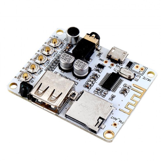 bluetooth Audio Receiver Decoder Board with USB TF card Slot Decoding Playback Preamp Output 5V Wireless Music Module bluetooth Audio Receiver Decoder Board with USB TF card Slot Decoding Playback Preamp Output 5V Wireless Music Module