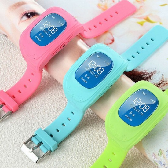 Anti Lost Smart Watch GPS Tracker SOS Security Alarm Monitor for Kids Baby Pets