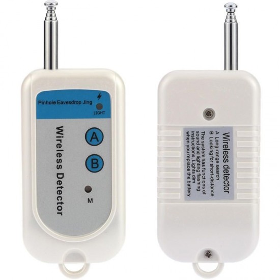 RF Wireless Signal Radio Detector Camera Audio Bug Tracer Finder 100MHz-2600MHz 1-10M Detecting Range