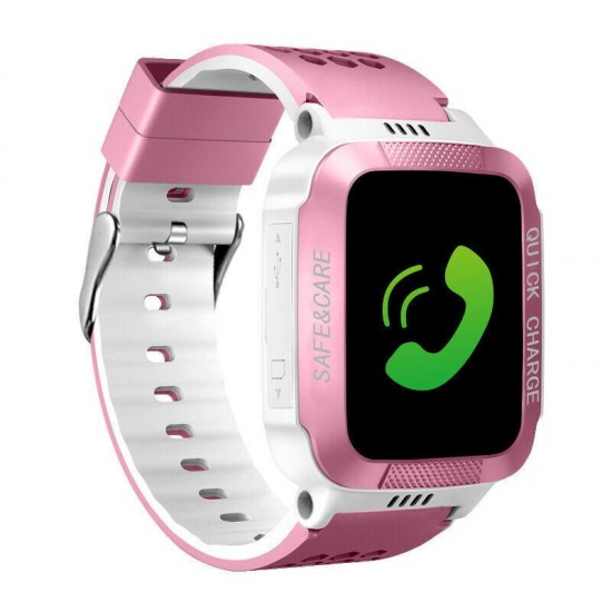 Kids Smart Watch Anti-lost GPS Fitness Anti-lost Tracker Locator SOS Call Camera For IOS Android APP