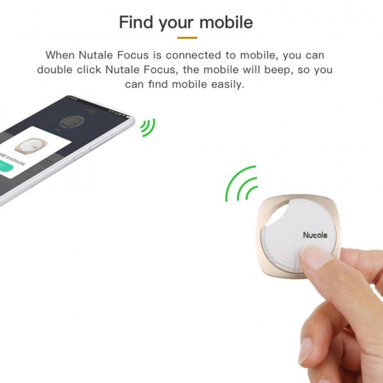 F9 Focus Smart Key Finder Mini T ag Bluetooth T racker Anti Lost Device Reminder Finder Pet Wallet Phone Finder Alarm for Smart Phone