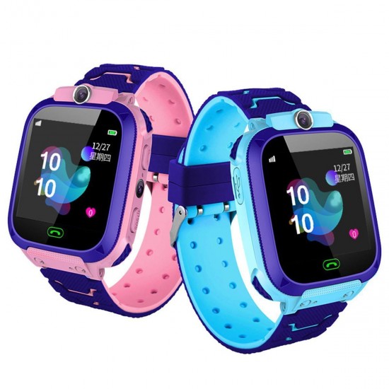 Q12B GSM SIM Smart Watch Phone Touch Camera Locator Alarm Anti-lost for Kids Children