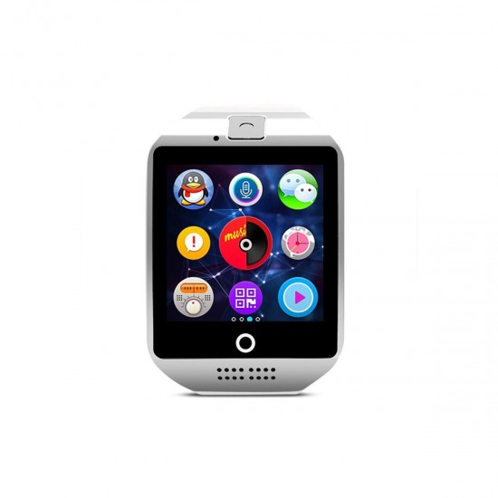 Q18 Bluetooth Smart Watch With Touch Screen Big Battery Support TF Sim Card Camera For Android iOS