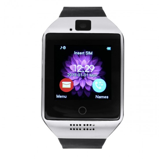 Q18 Bluetooth Smart Watch With Touch Screen Big Battery Support TF Sim Card Camera For Android iOS