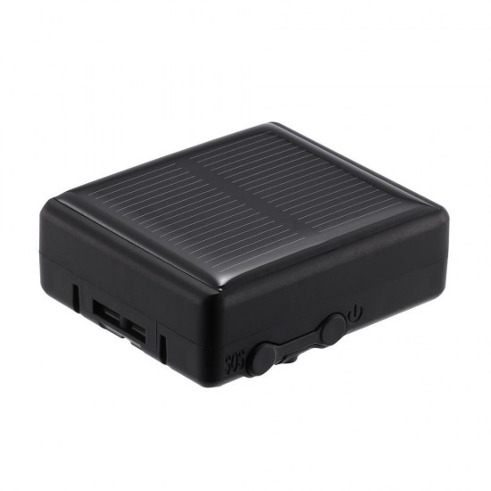 RF-V26+ Solar GPS Tracker Waterproof SOS Alarm Locator 4 Frequency GSM WiFi Tracking for Animal Car