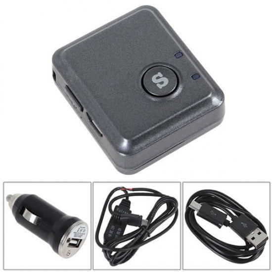 RF-V8S Mini Remote Listening GPS Tracker GSM GPRS Tracking Device & SOS Communicator