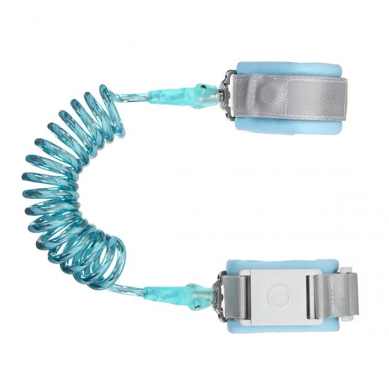 Reflective Rope + Rotating Head + Induction Lock 1.5m/2m/2.5m Anti-Lost Belt Anti Lost Device Traction Rope Anti-Missing Bracelet
