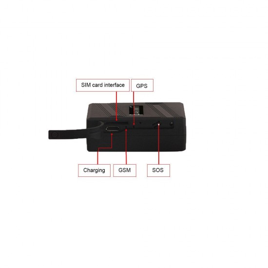 TK600 Mini GPS Tracker Vehicle Strong Magnetic Free Installation GPS Tracking Locator Personal Tracking Object Anti Lost Tracer