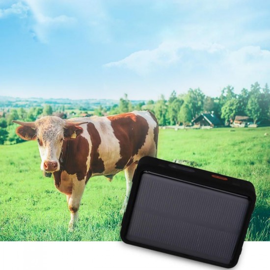 V44 Solar Power 4G Pet Tracker WIFI GPS LBS Tracker IP67 WaterproofCattle Sheep Kids Anti-Lost Tracker