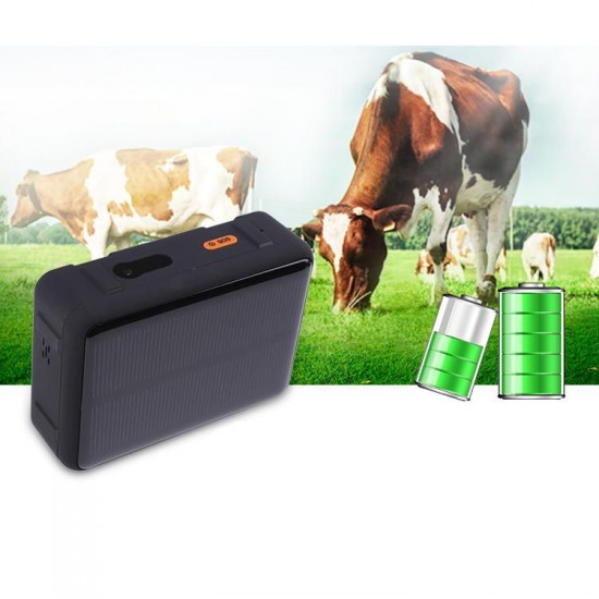 V44 Solar Power 4G Pet Tracker WIFI GPS LBS Tracker IP67 WaterproofCattle Sheep Kids Anti-Lost Tracker