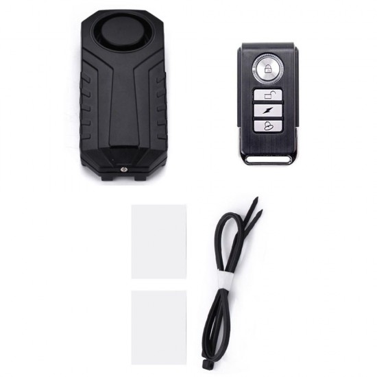 Waterproof Remote Control Bike Motorcycle Car Security Anti-Lost Vibration Warning Alarm Sensor Waterproof Remote Control Bike Motorcycle Car Security Anti-Lost Vibration Warning Alarm Sensor