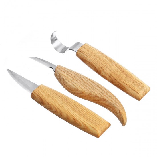 Woodcarving Cutter Woodwork Carving Knive TOP SET Sculptural DIY Spoon Carving Knive Tool Whittling Beaver Craft Wood Carving Tool