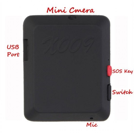 X009 Mini Camera GSM Monitor Video Recorder With SOS and GPS Function