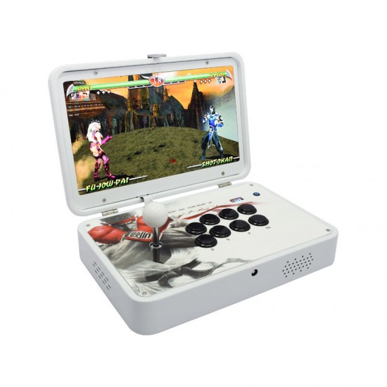 3D 4018 Games Arcade Game Console 14 inch IPS 1080P HD Display Support Wifi TV Output Retro Arcade Fight Stick Rocker Controller
