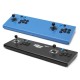 4S 815 in 1 Dual Player Double Joystick Arcade Game Console Blue Black