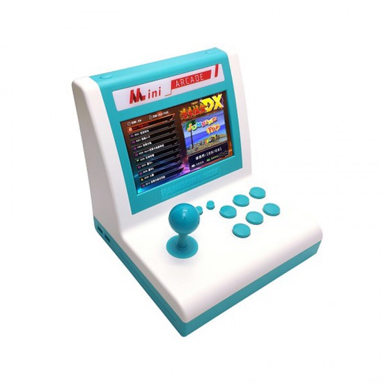 DX 3000 Games 720P HD Mini Retro 3D Arcade Game Console Fightstick Rocker Joystick Controller PS1 FBA TV Game Console DX 3000 Games 720P HD Mini Retro 3D Arcade Game Console Fightstick Rocker Joystick Controller PS1 FBA TV Game Console