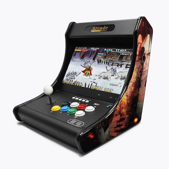 Raspberry PI 4B 4018 Games 14 inch IPS Arcade Game Console 8 Button Design Support PS3 Video Games Table Bartop Machine