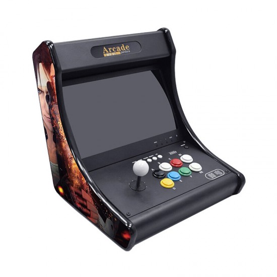 Raspberry PI 4B 4018 Games 14 inch IPS Arcade Game Console 8 Button Design Support PS3 Video Games Table Bartop Machine