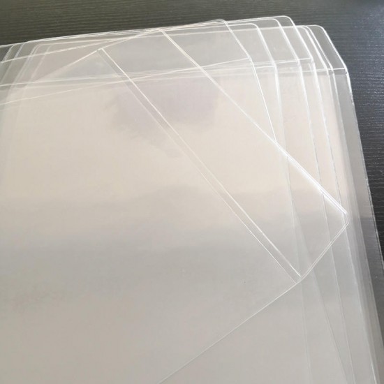 10pcs 12-inch Black Rubber LP Envelope Protection Bag Extra Thick PVC Record Bag