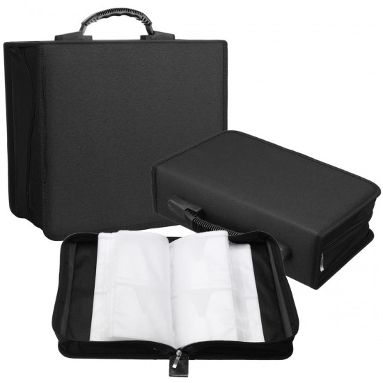 120/360 Disc CD DVD Organizer Holder Storage Case Bag Album Media Video Oxford 120/360 Disc CD DVD Organizer Holder Storage Case Bag Album Media Video Oxford